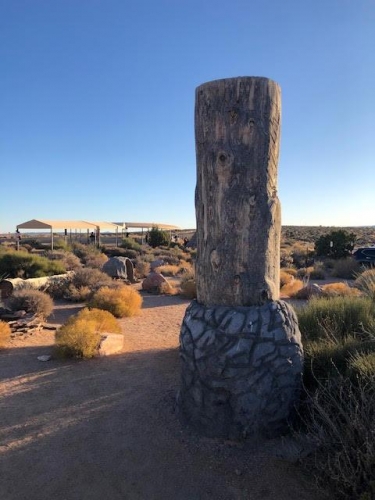 great wooden pillar