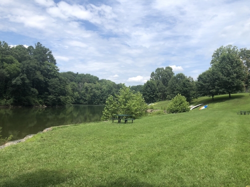 Peaceful lake view