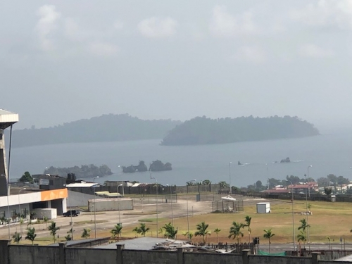 City view from a height in Ngeme