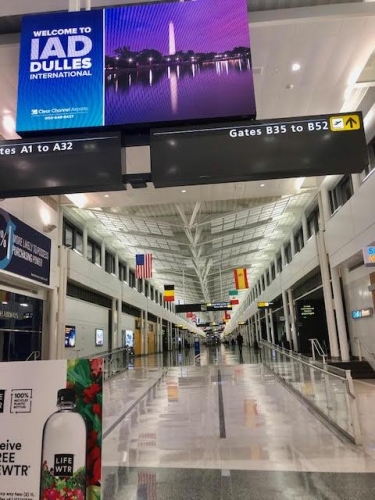 Dulles international simply bare