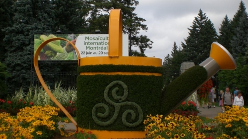 Botanic garden display Montreal