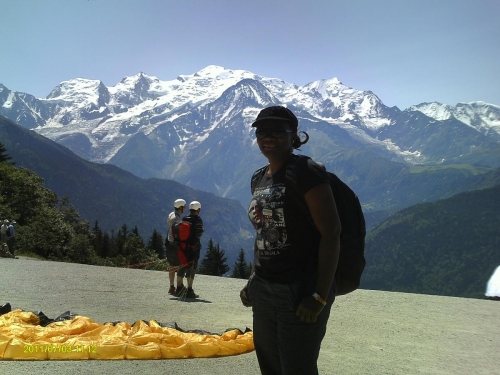 Hiking on Le Mont Blanc