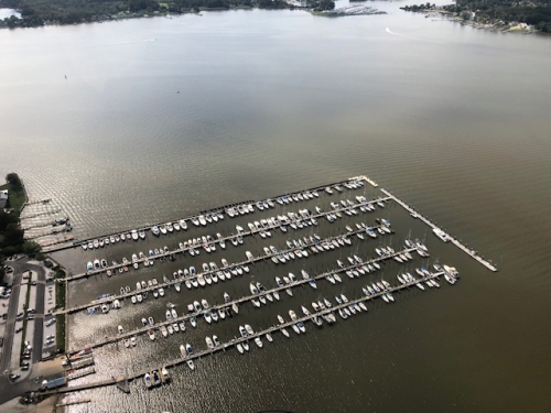 Birds eyeview of the Bay