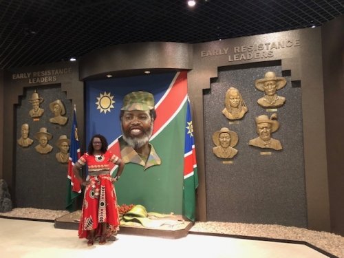 The independence museum in Windhoek Namibia. This is a historical musuem that focuses on the anti colonial resistance and the national liberation struggle of Namibia.