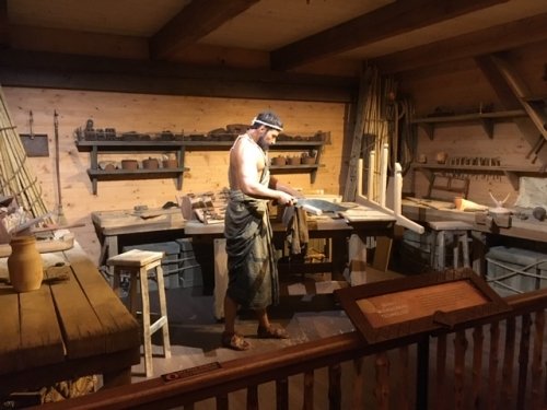 One of Noah s sons hard at work