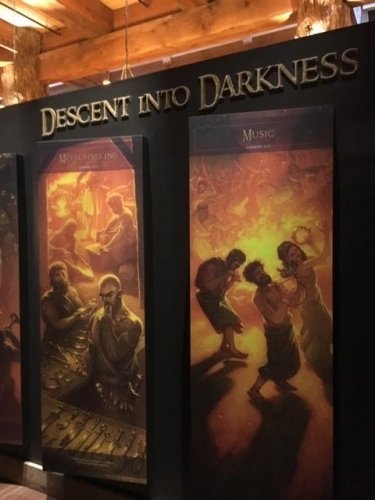 descent into darkness called for a clensing of the earth witha flood