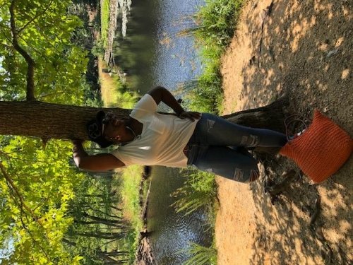 After hiking 4 miles I needed a small water break