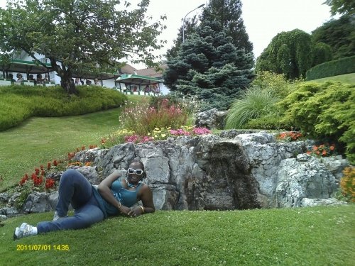 Fountain at swiss garden